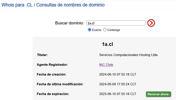 Transferencia de Dominios a Nic Chile, en dominios.cl el mercado para comprar dominios